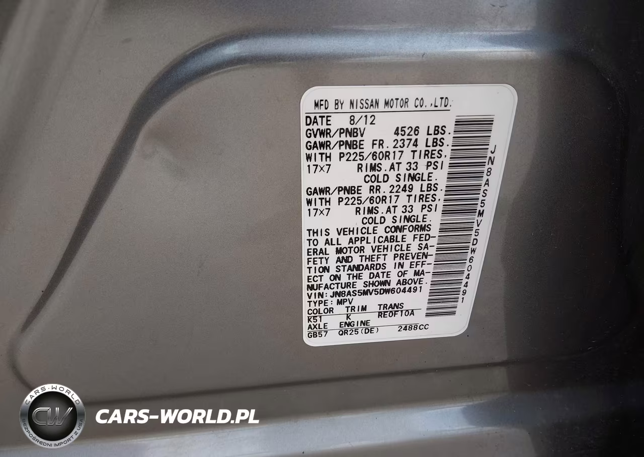 2013 Nissan Rogue Sv VIN:JN8AS5MV5DW604491 - 9