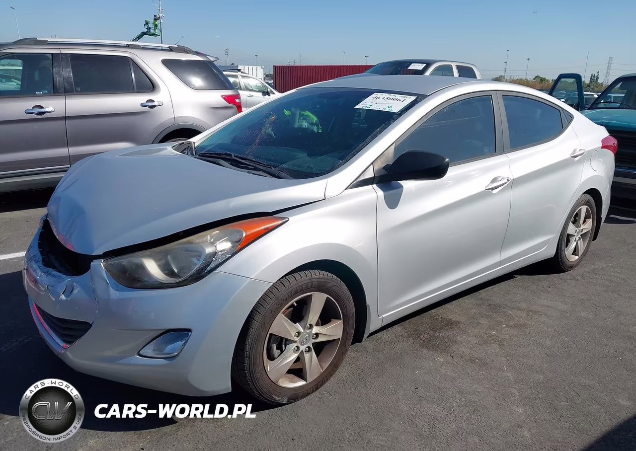 2013 Hyundai Elantra Gls VIN:KMHDH4AE5DU677034 - 2