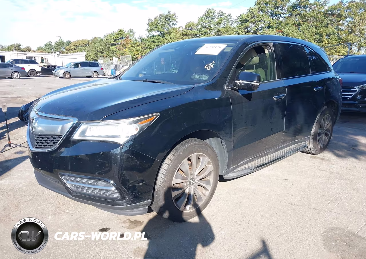 2014 Acura Mdx Technology Package VIN:5FRYD4H43EB040716 - 2