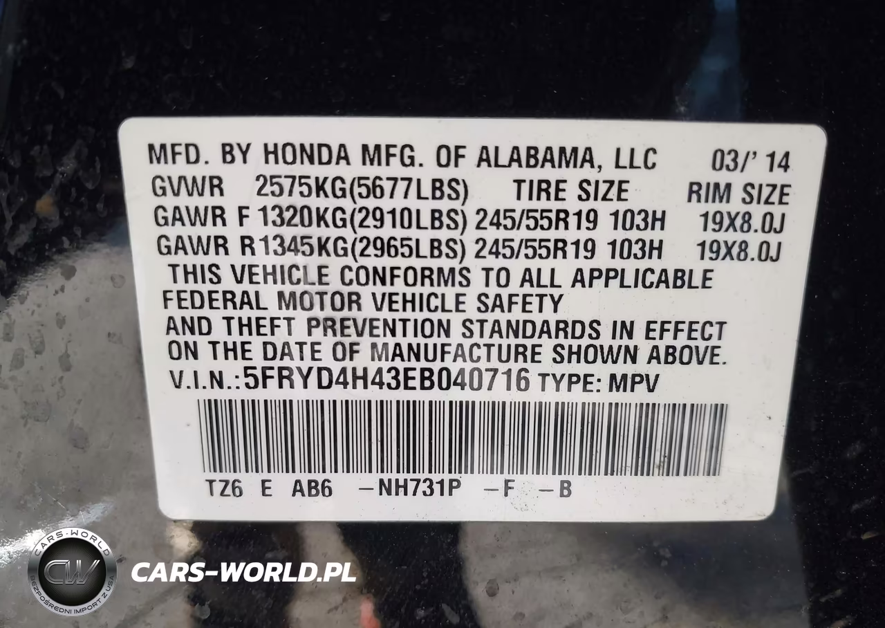 2014 Acura Mdx Technology Package VIN:5FRYD4H43EB040716 - 9