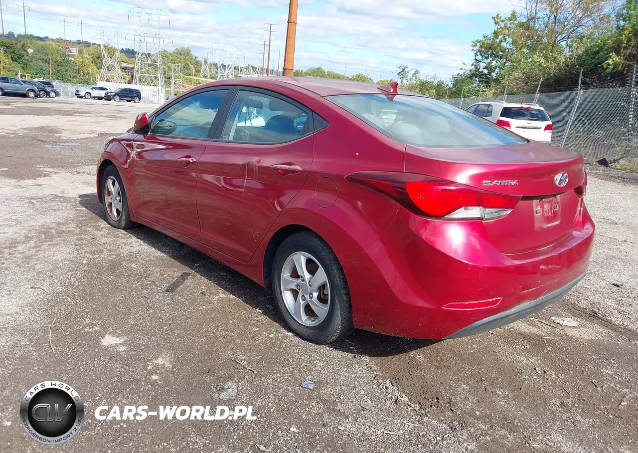 2015 Hyundai Elantra Se VIN:5NPDH4AE2FH576289 - 3