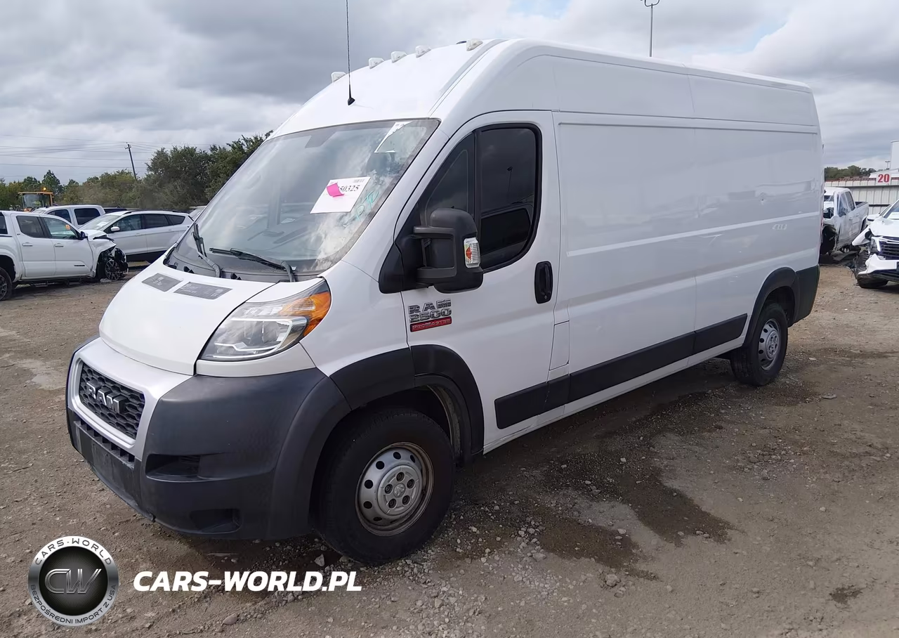 2019 Ram Promaster 2500 High Roof 159 Wb VIN:3C6TRVDG8KE535599 - 2