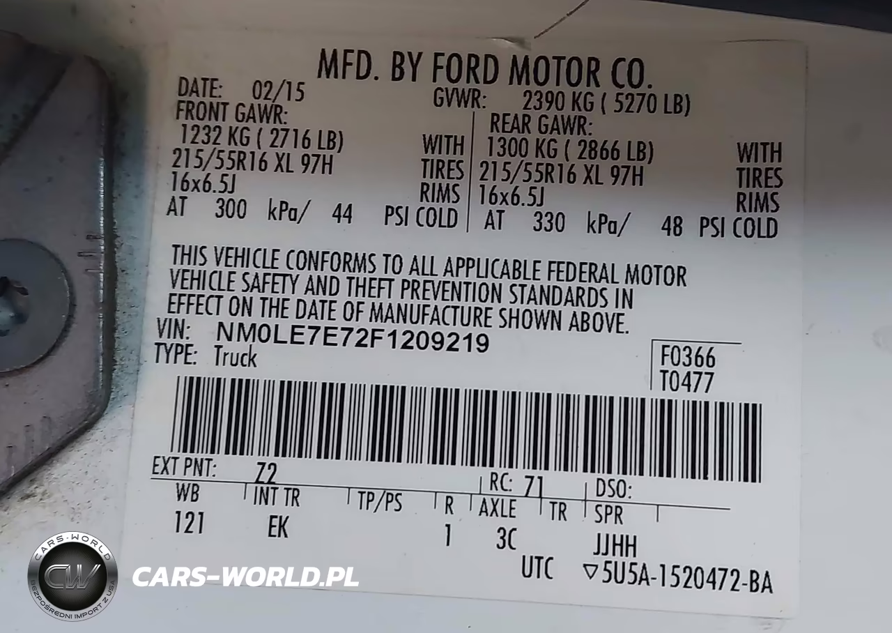 2015 Ford Transit Connect Xl VIN:NM0LE7E72F1209219 - 9