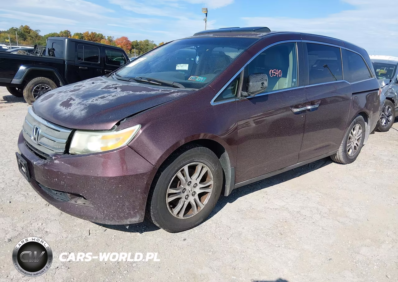 2011 Honda Odyssey Ex-L VIN:5FNRL5H65BB066407 - 2