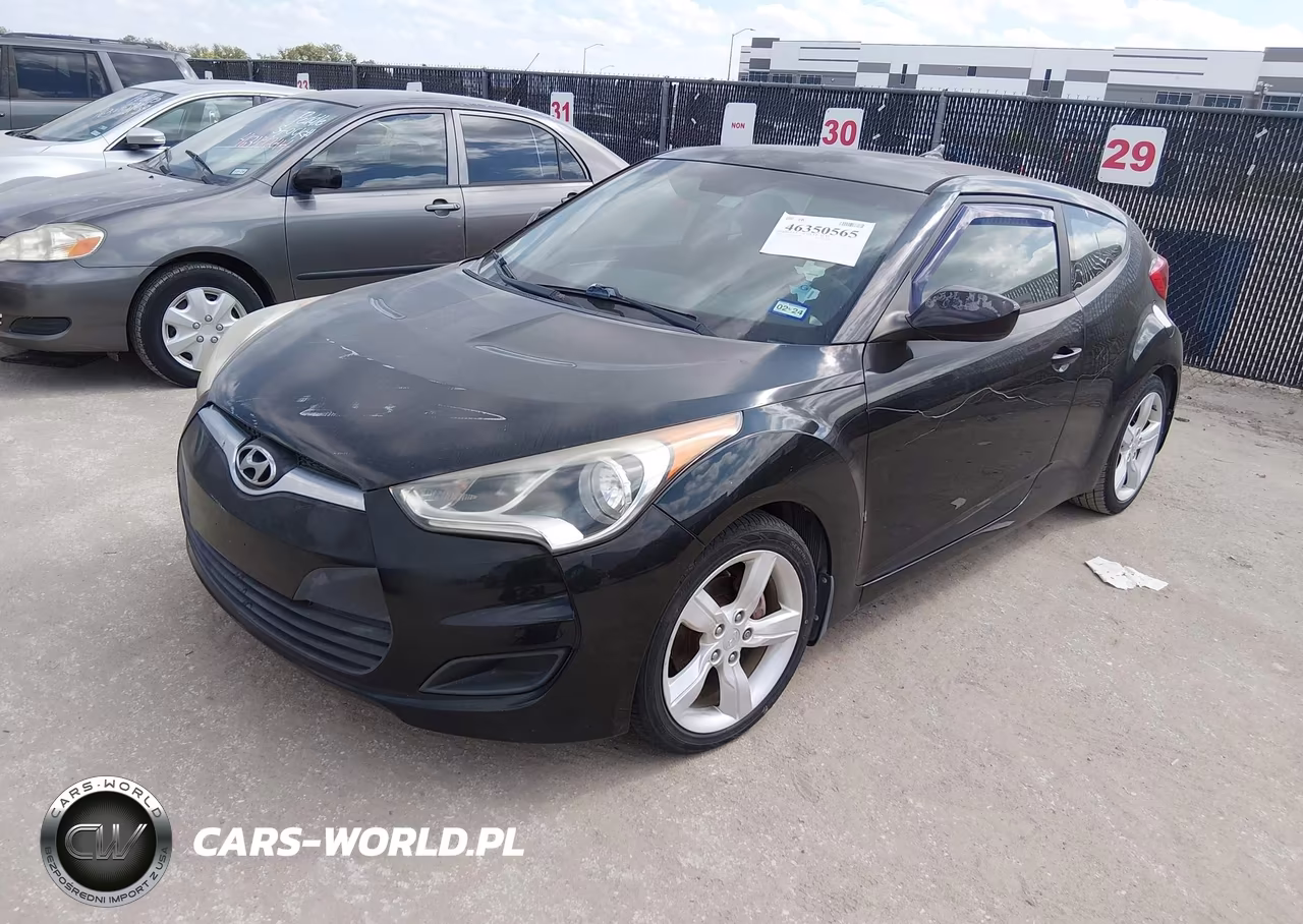 2012 Hyundai Veloster Base W-Black VIN:KMHTC6AD0CU027426 - 2