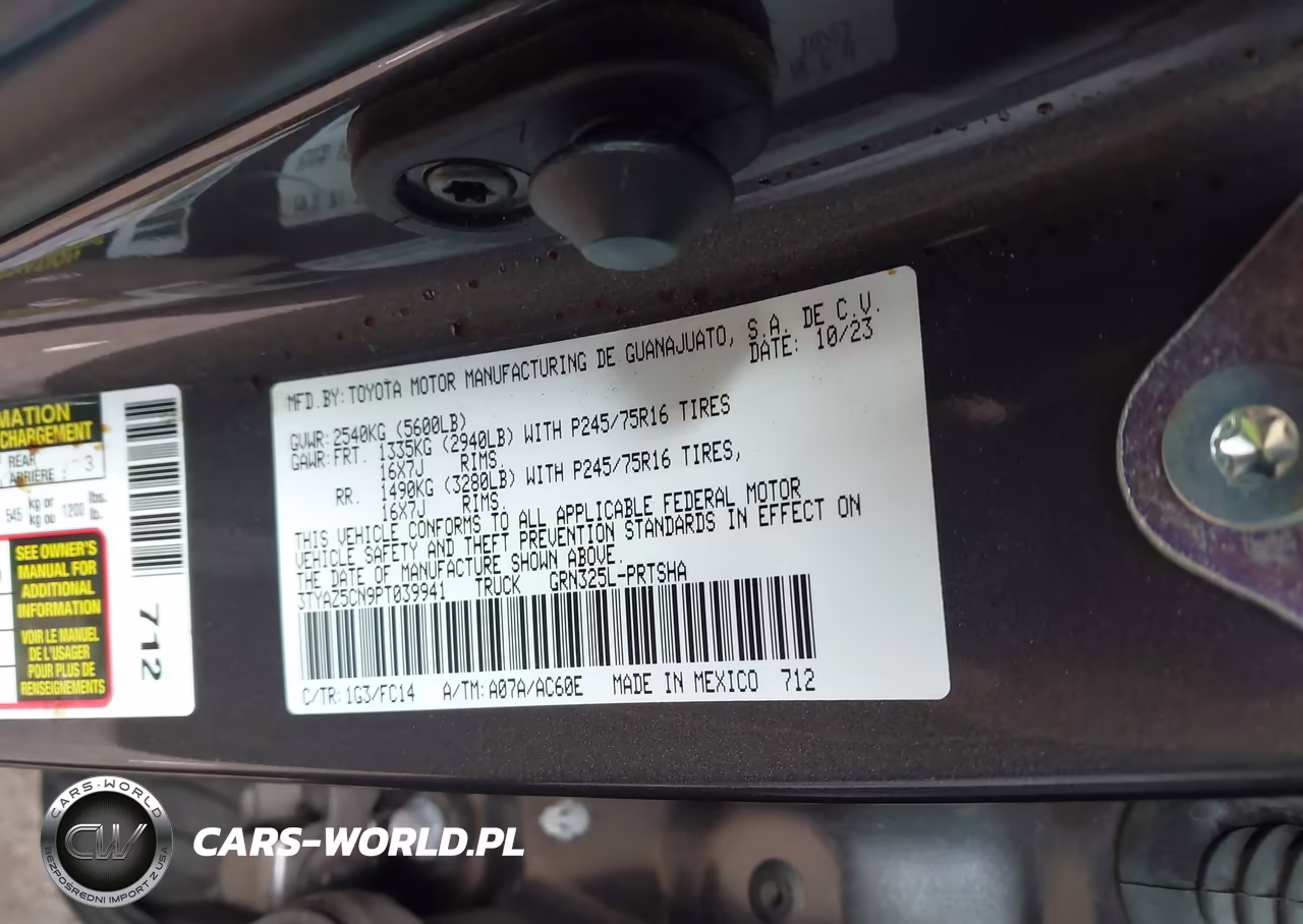 2023 Toyota Tacoma Sr5 V6 VIN:3TYAZ5CN9PT039941 - 9