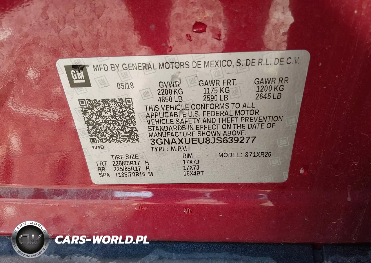2018 Chevrolet Equinox Lt VIN:3GNAXUEU8JS639277 - 9