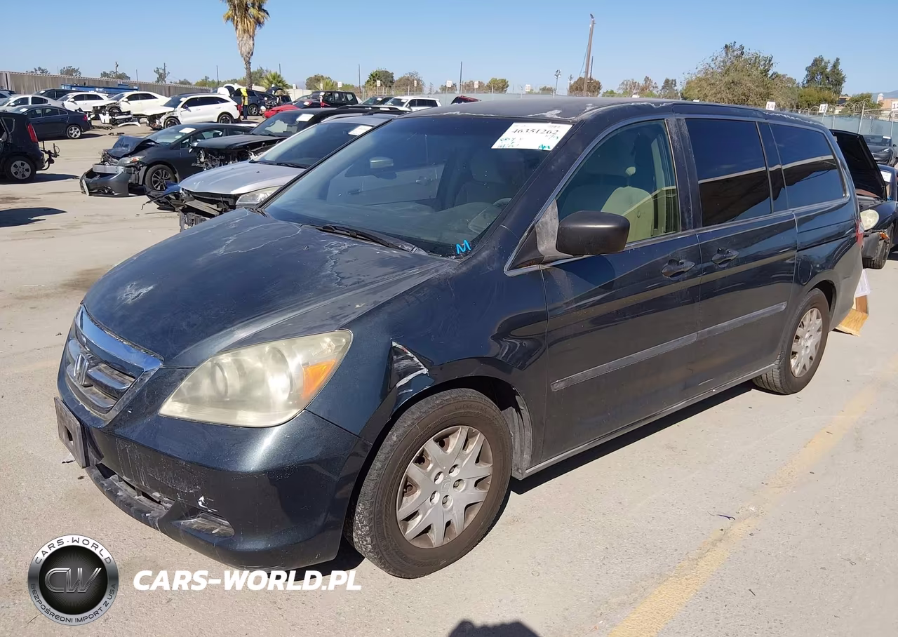 2006 Honda Odyssey Lx VIN:5FNRL38216B011167 - 2