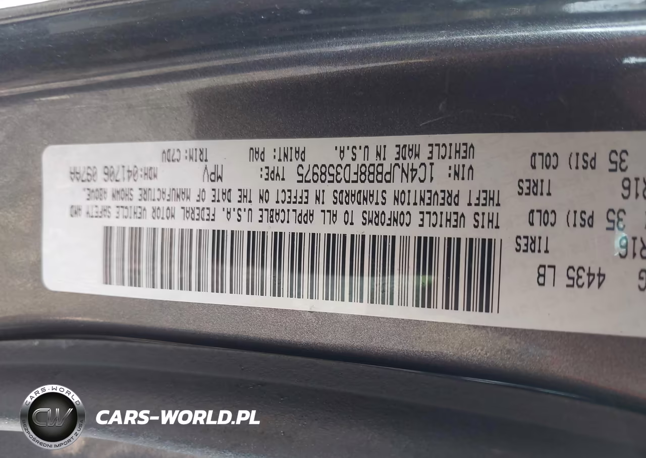 2015 Jeep Patriot Sport VIN:1C4NJPBB8FD358975 - 9