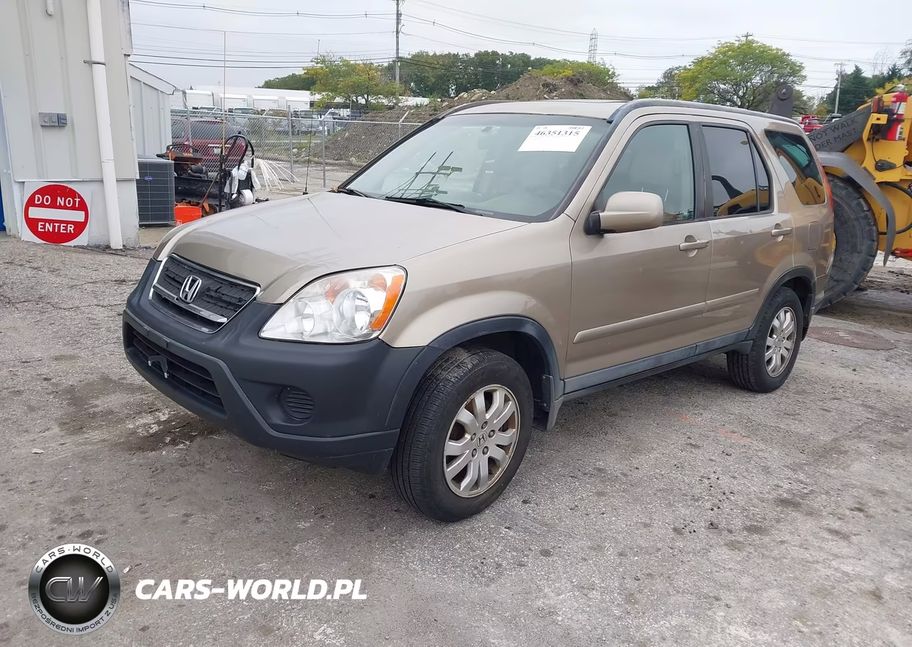 2005 Honda Cr-V Se VIN:SHSRD78985U339887 - 2