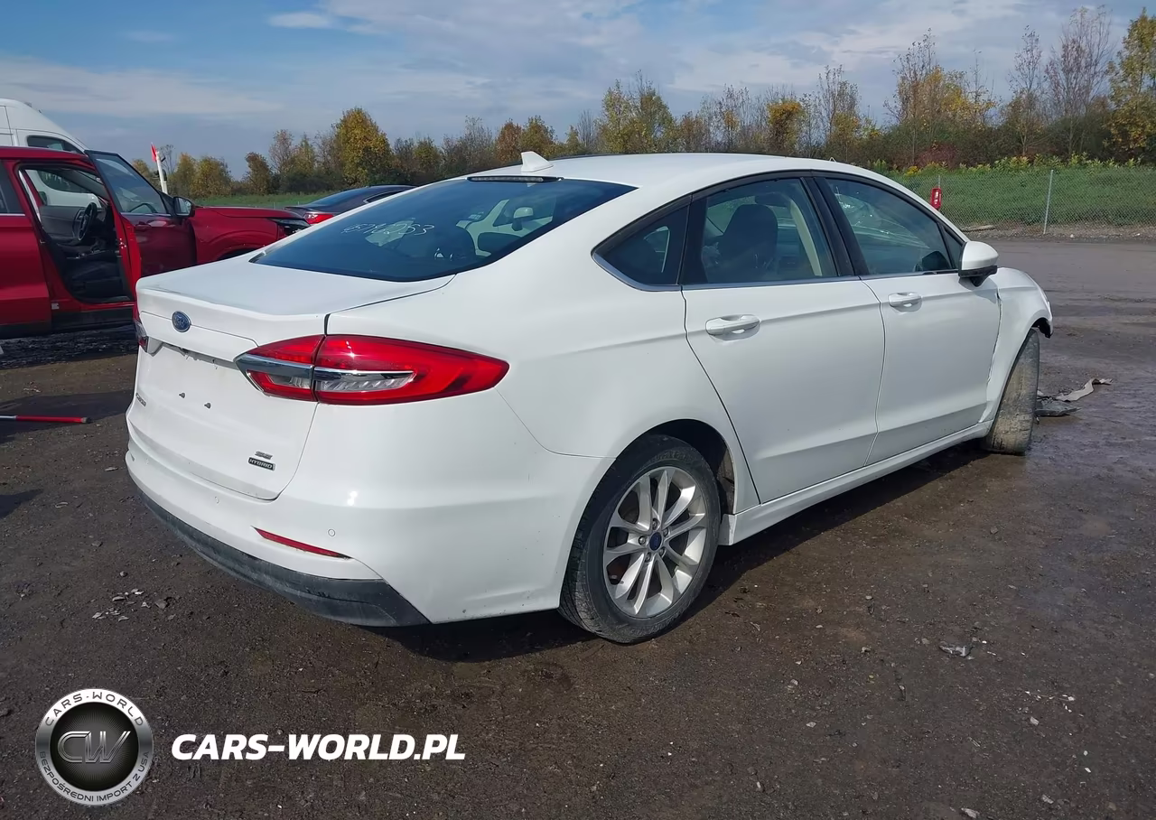 2020 Ford Fusion Hybrid Se VIN:3FA6P0LU6LR101705 - 4