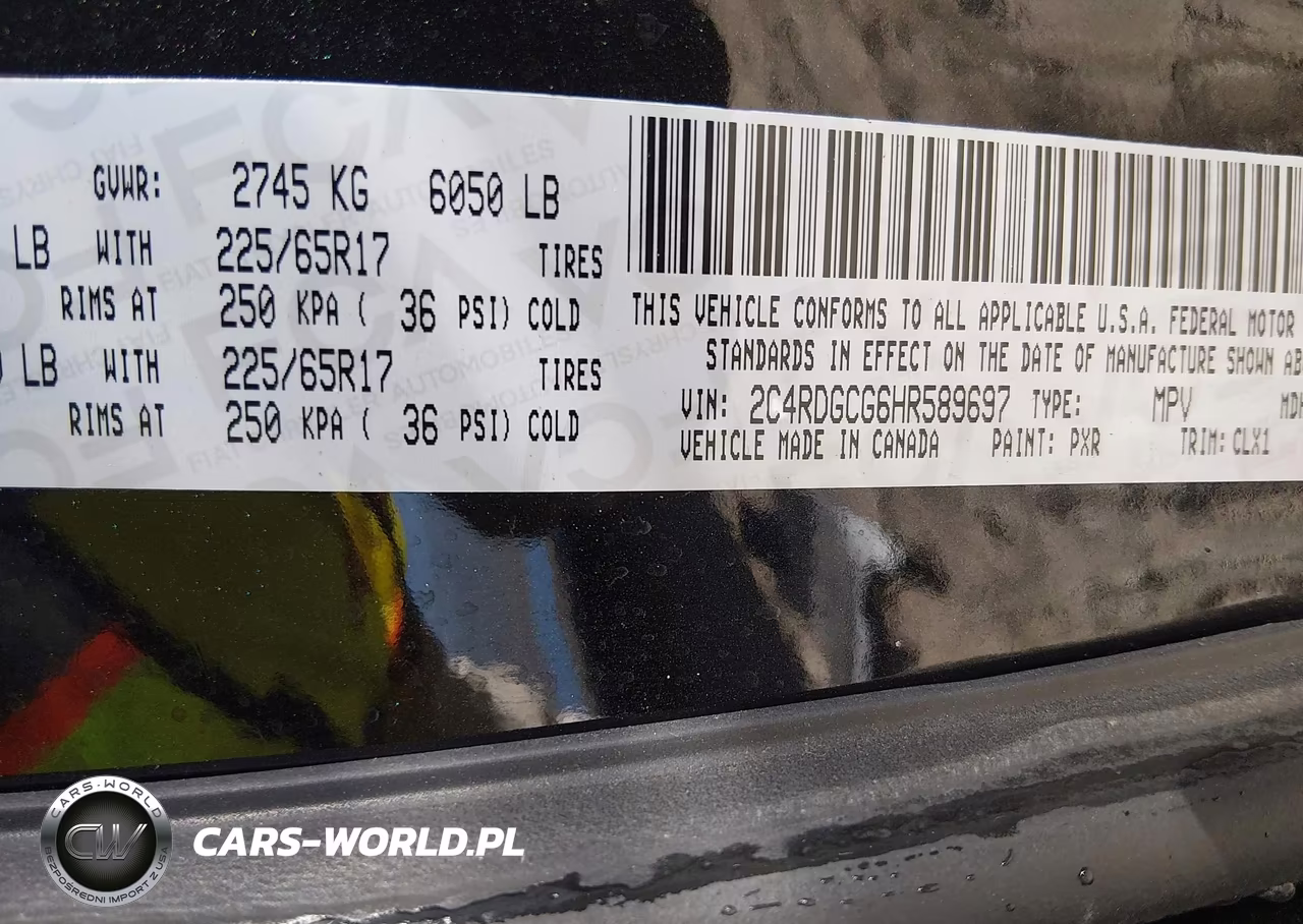 2017 Dodge Grand Caravan Sxt VIN:2C4RDGCG6HR589697 - 9