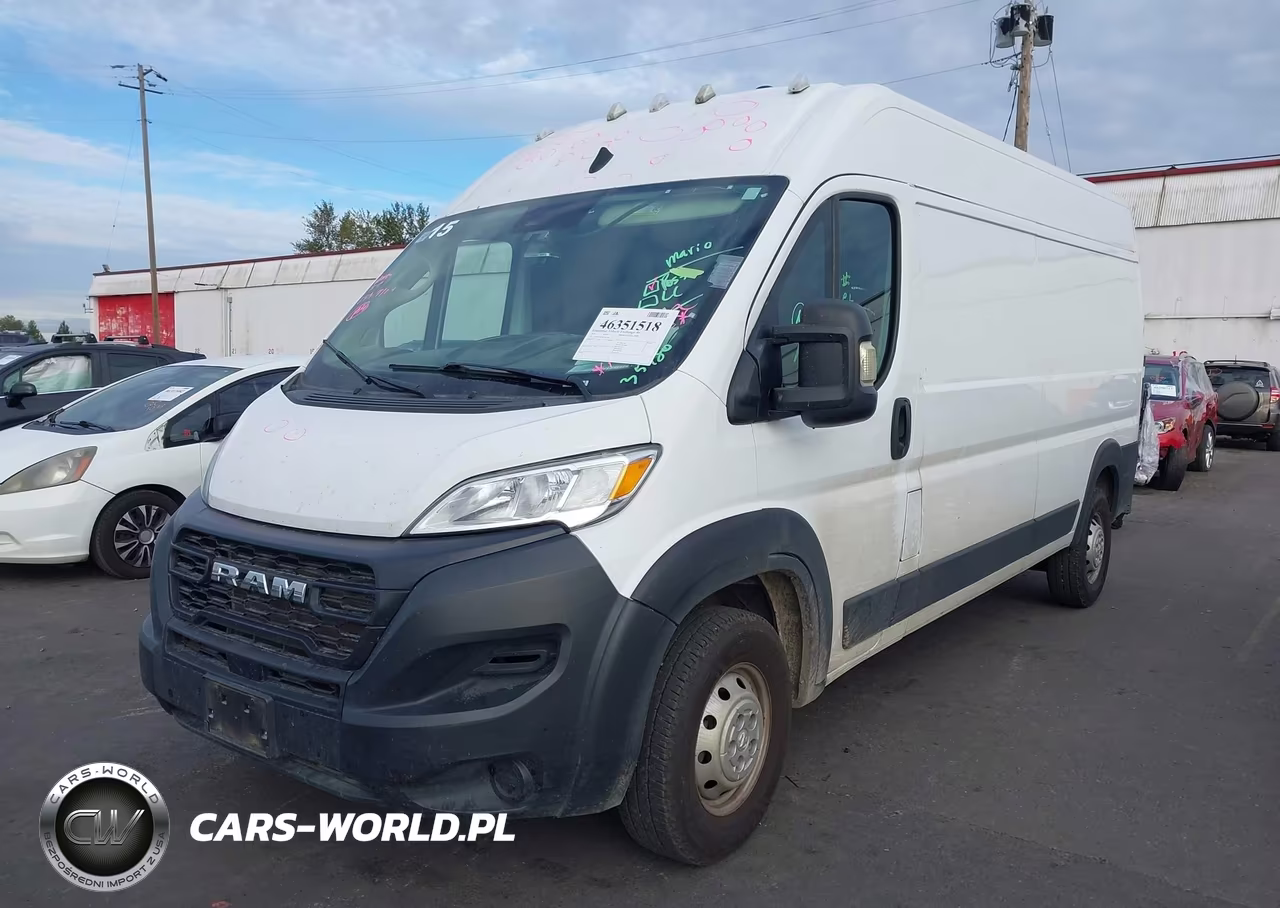 2023 Ram Promaster 2500 High Roof 159 Wb VIN:3C6LRVDG4PE563763 - 2
