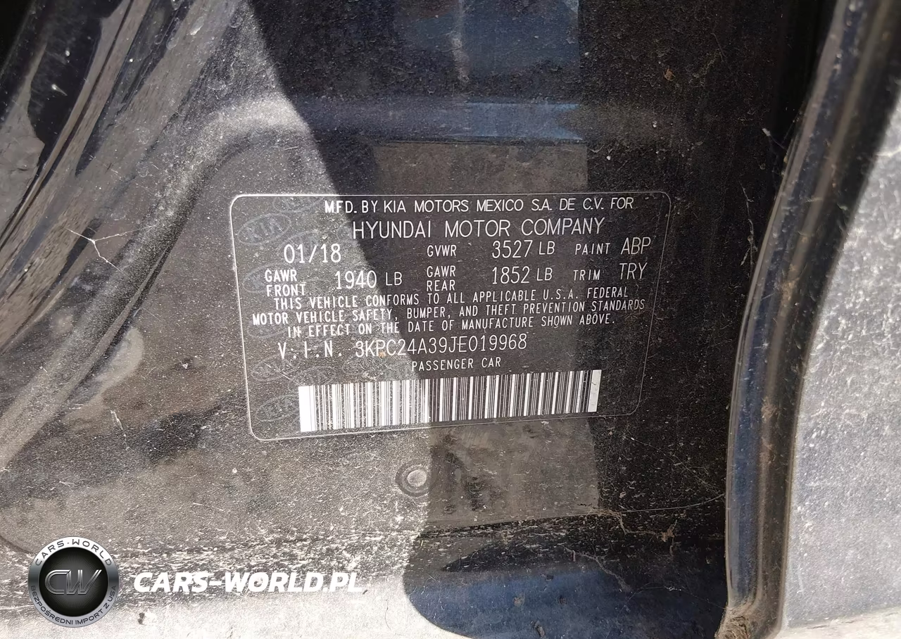 2018 Hyundai Accent Sel VIN:3KPC24A39JE019968 - 9
