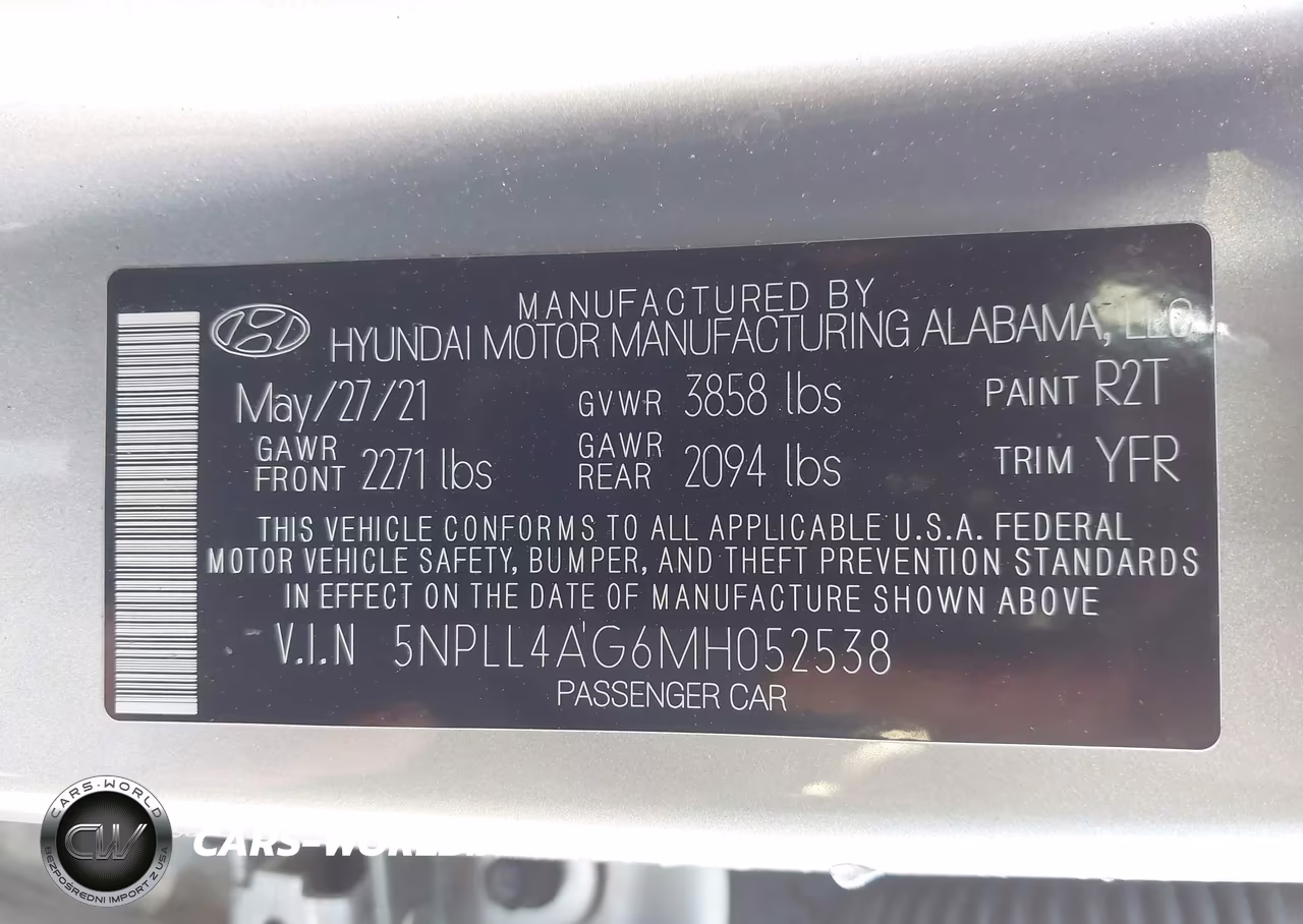 2021 Hyundai Elantra Se VIN:5NPLL4AG6MH052538 - 9