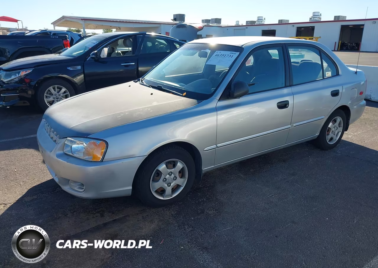 2002 Hyundai Accent Gl VIN:KMHCG45C02U318694 - 2