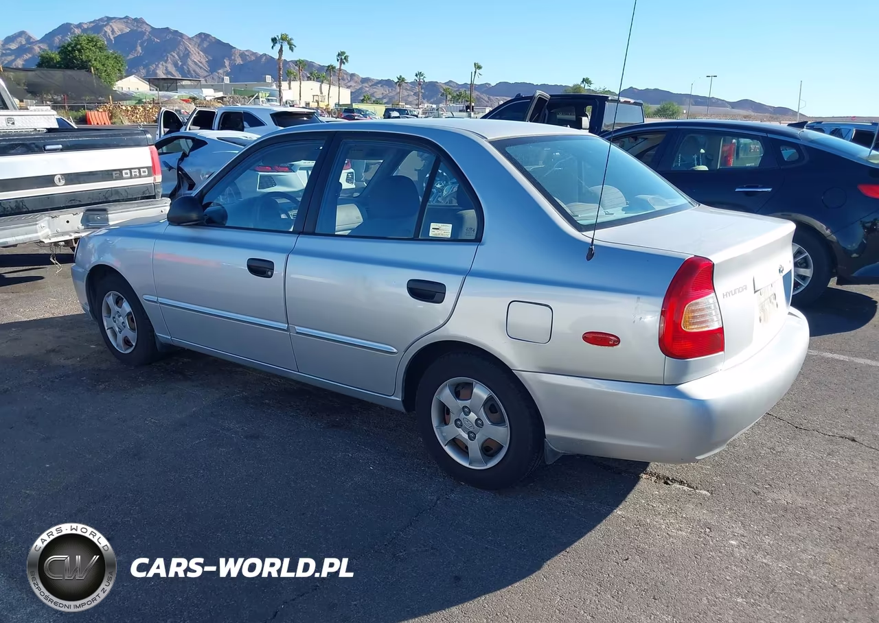 2002 Hyundai Accent Gl VIN:KMHCG45C02U318694 - 3
