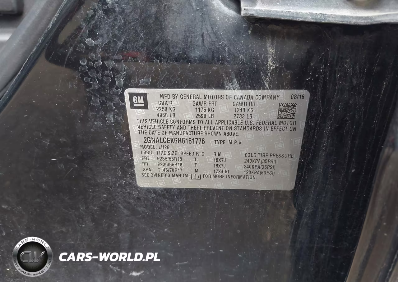 2017 Chevrolet Equinox Lt VIN:2GNALCEK6H6161776 - 9
