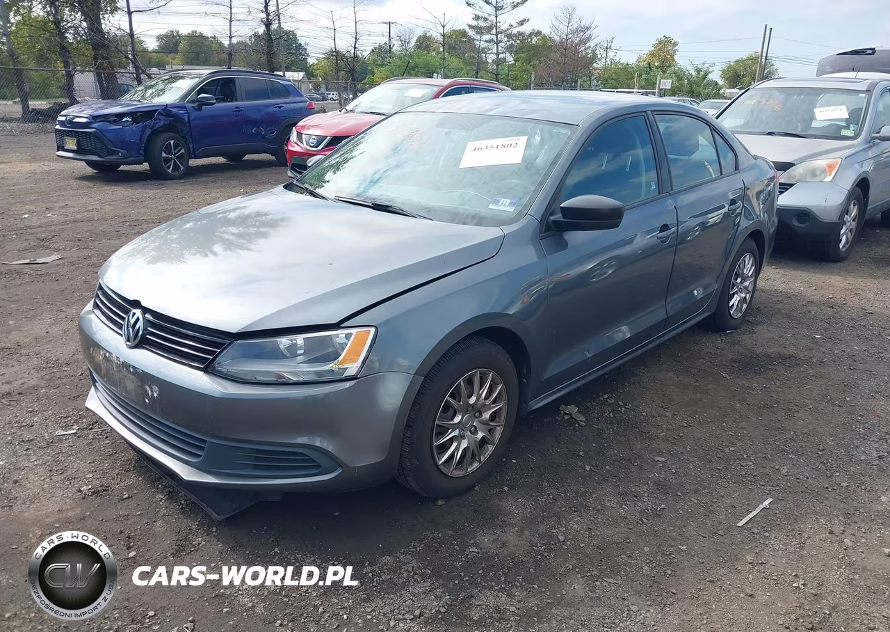 2014 Volkswagen Jetta 2.0L S VIN:3VW2K7AJ1EM256734 - 2