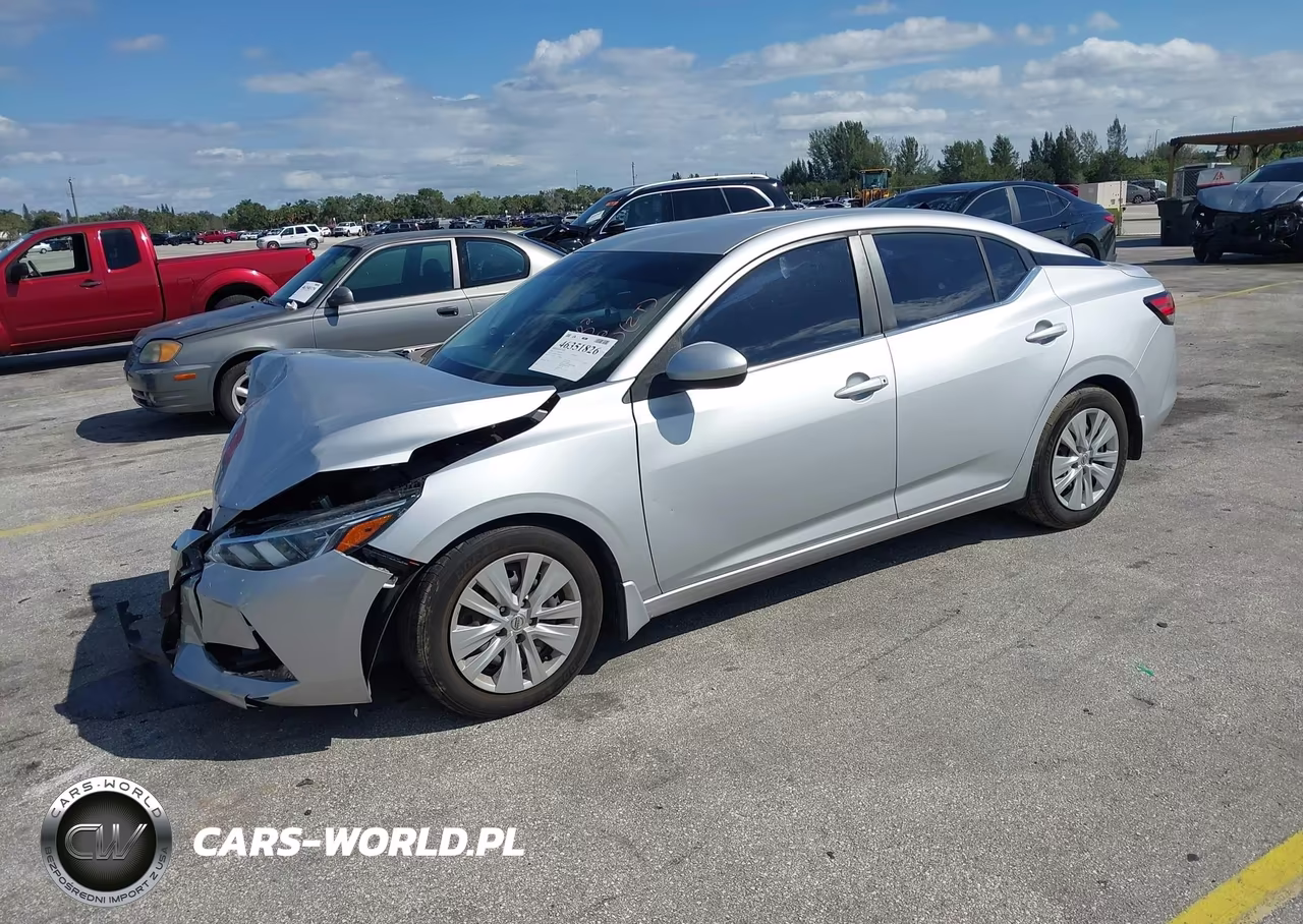 2020 Nissan Sentra S Xtronic Cvt VIN:3N1AB8BV9LY240702 - 2