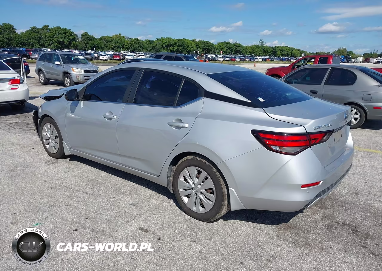 2020 Nissan Sentra S Xtronic Cvt VIN:3N1AB8BV9LY240702 - 3