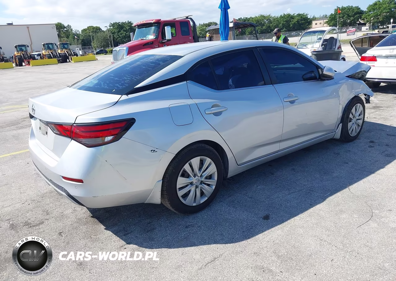2020 Nissan Sentra S Xtronic Cvt VIN:3N1AB8BV9LY240702 - 4