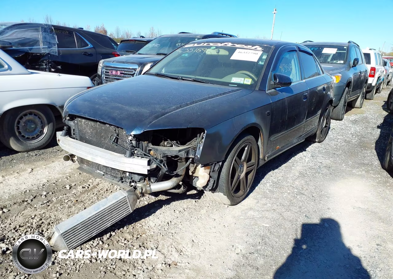 2008 Audi A4 2.0T VIN:WAUDF78E78A005207 - 2
