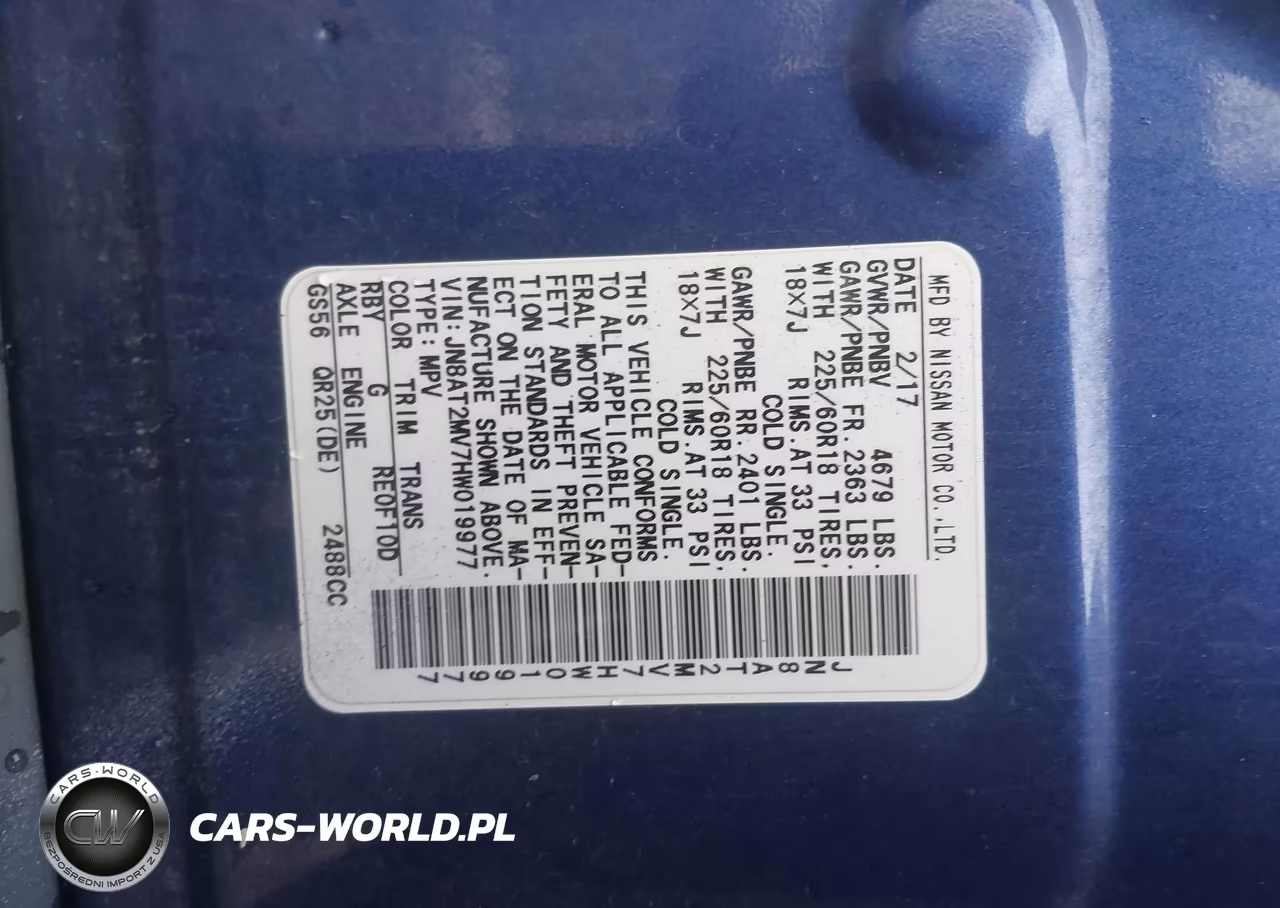 2017 Nissan Rogue Sl VIN:JN8AT2MV7HW019977 - 9