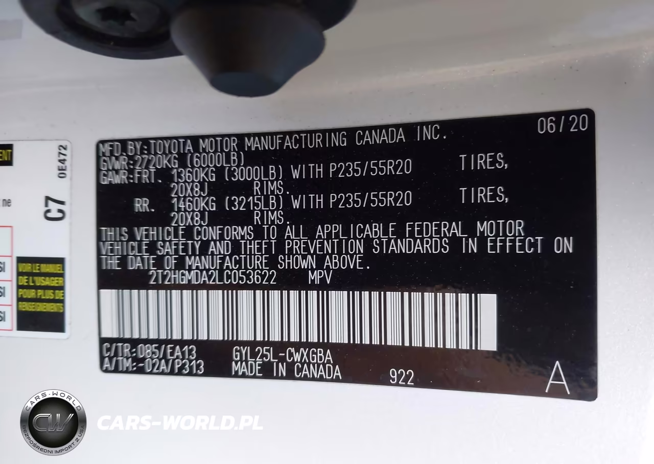 2020 Lexus Rx 450H VIN:2T2HGMDA2LC053622 - 9