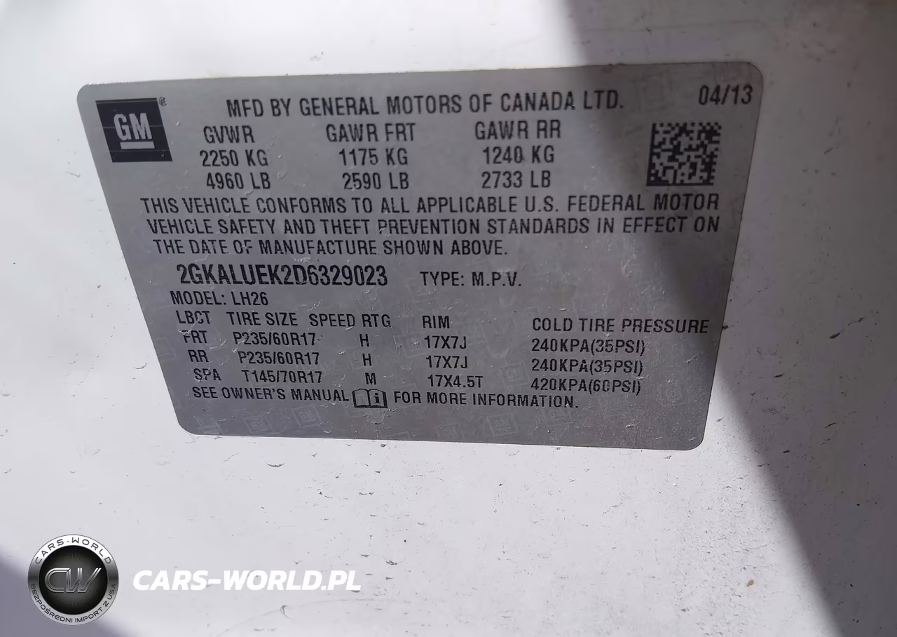 2013 GMC Terrain Slt-1 VIN:2GKALUEK2D6329023 - 9