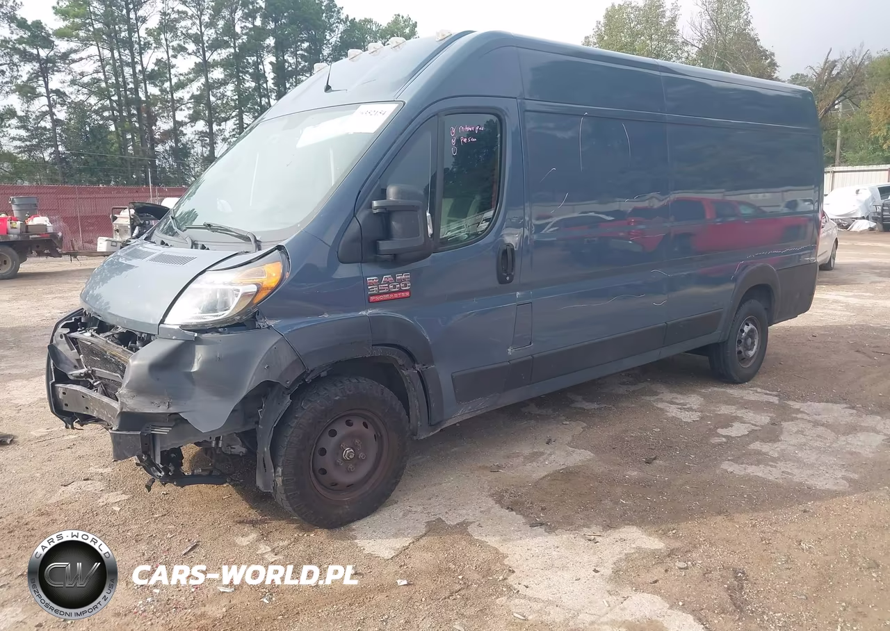 2020 Ram Promaster 3500 Cargo Van High Roof 159 Wb Ext VIN:3C6URVJG3LE124816 - 2