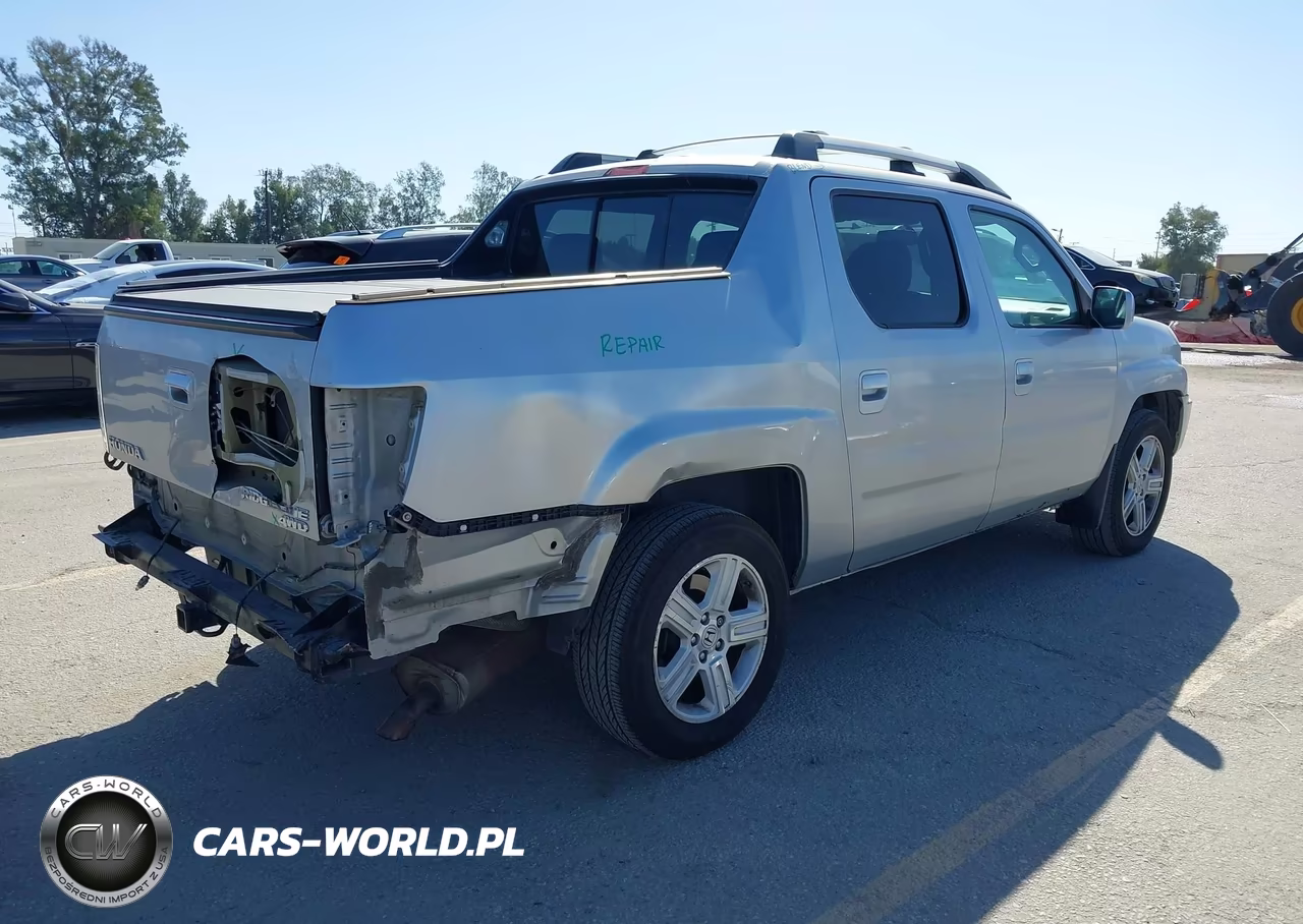 2013 Honda Ridgeline Rtl VIN:5FPYK1F58DB015639 - 4