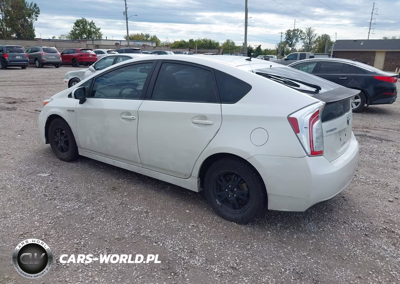 2012 Toyota Prius Two VIN:JTDKN3DUXC5496019 - 3