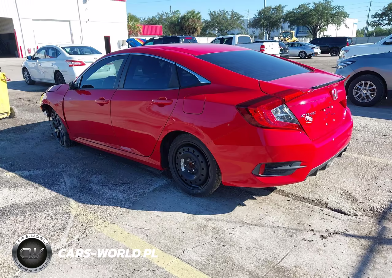 2019 Honda Civic Sport VIN:2HGFC2F89KH567480 - 3
