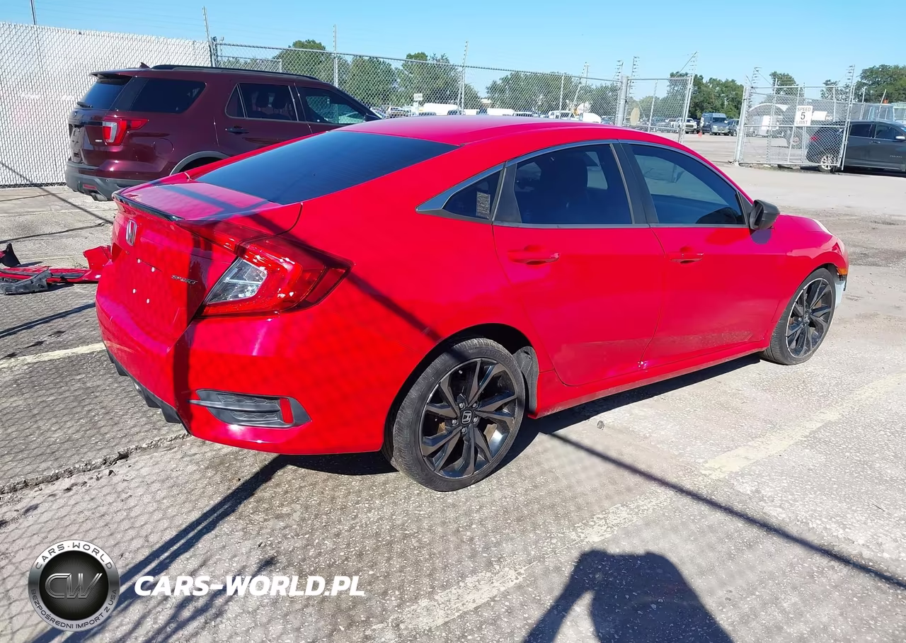 2019 Honda Civic Sport VIN:2HGFC2F89KH567480 - 4