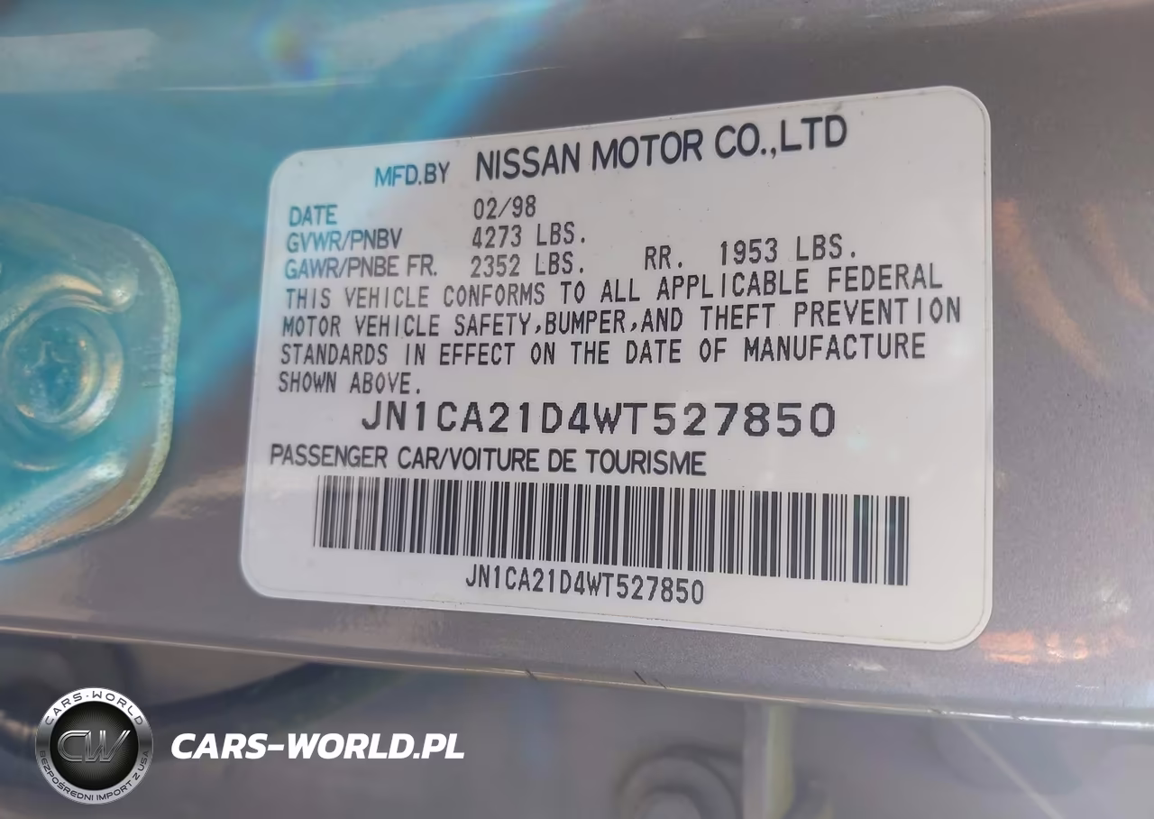 1998 Nissan Maxima Gle-Gxe-Se VIN:JN1CA21D4WT527850 - 9