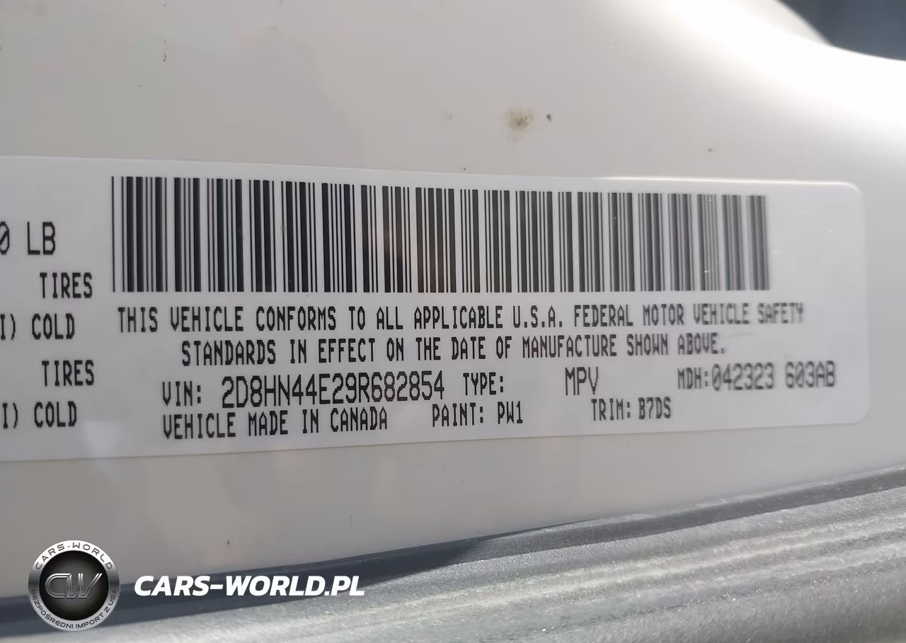 2009 Dodge Grand Caravan Se VIN:2D8HN44E29R682854 - 9