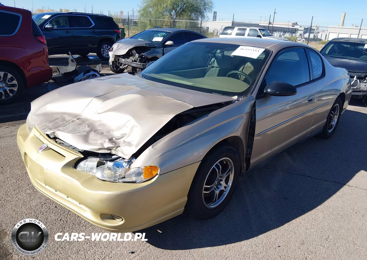2004 Chevrolet Monte Carlo Ls VIN:2G1WW12E049207922 - 2