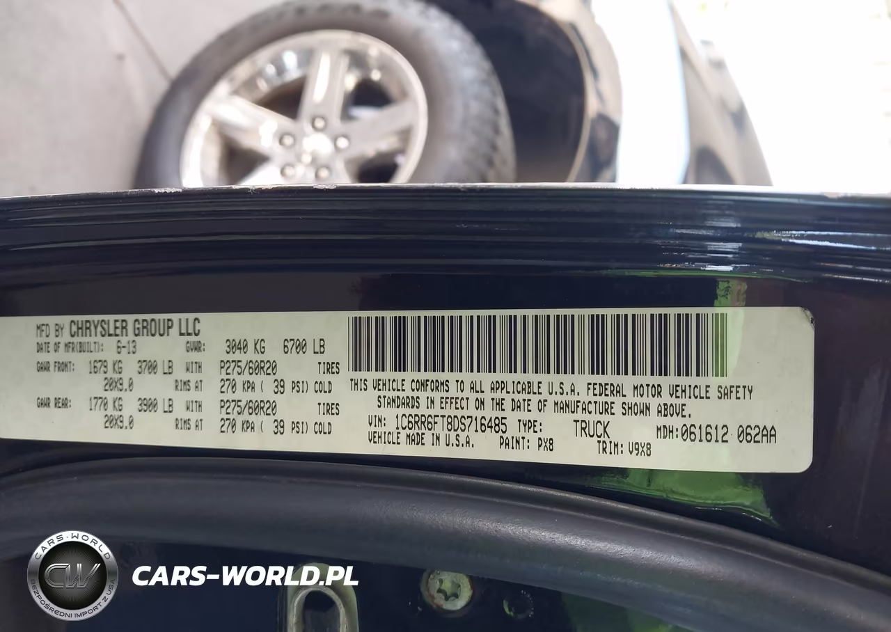 2013 Ram 1500 Express VIN:1C6RR6FT8DS716485 - 9