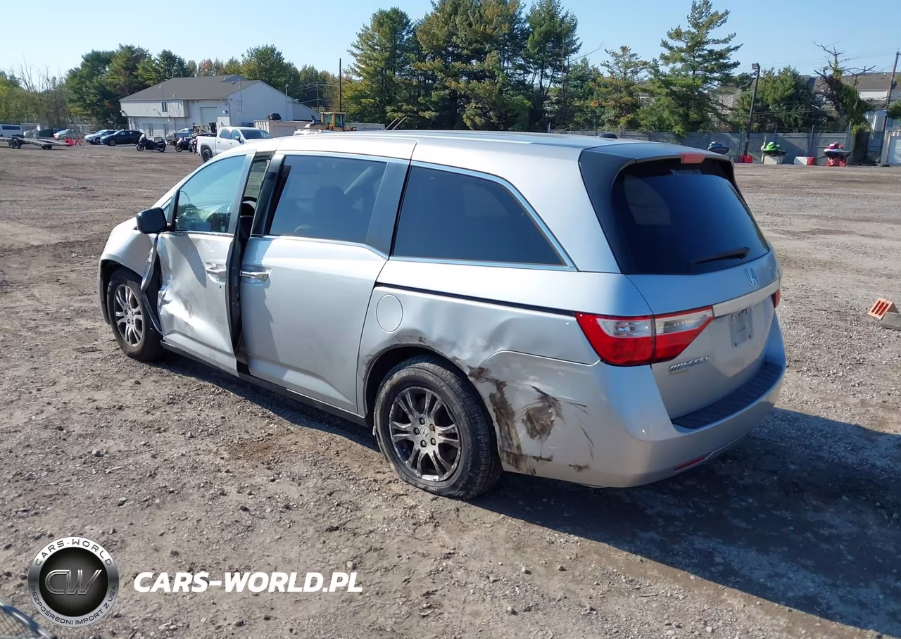 2012 Honda Odyssey Ex-L VIN:5FNRL5H63CB069212 - 3