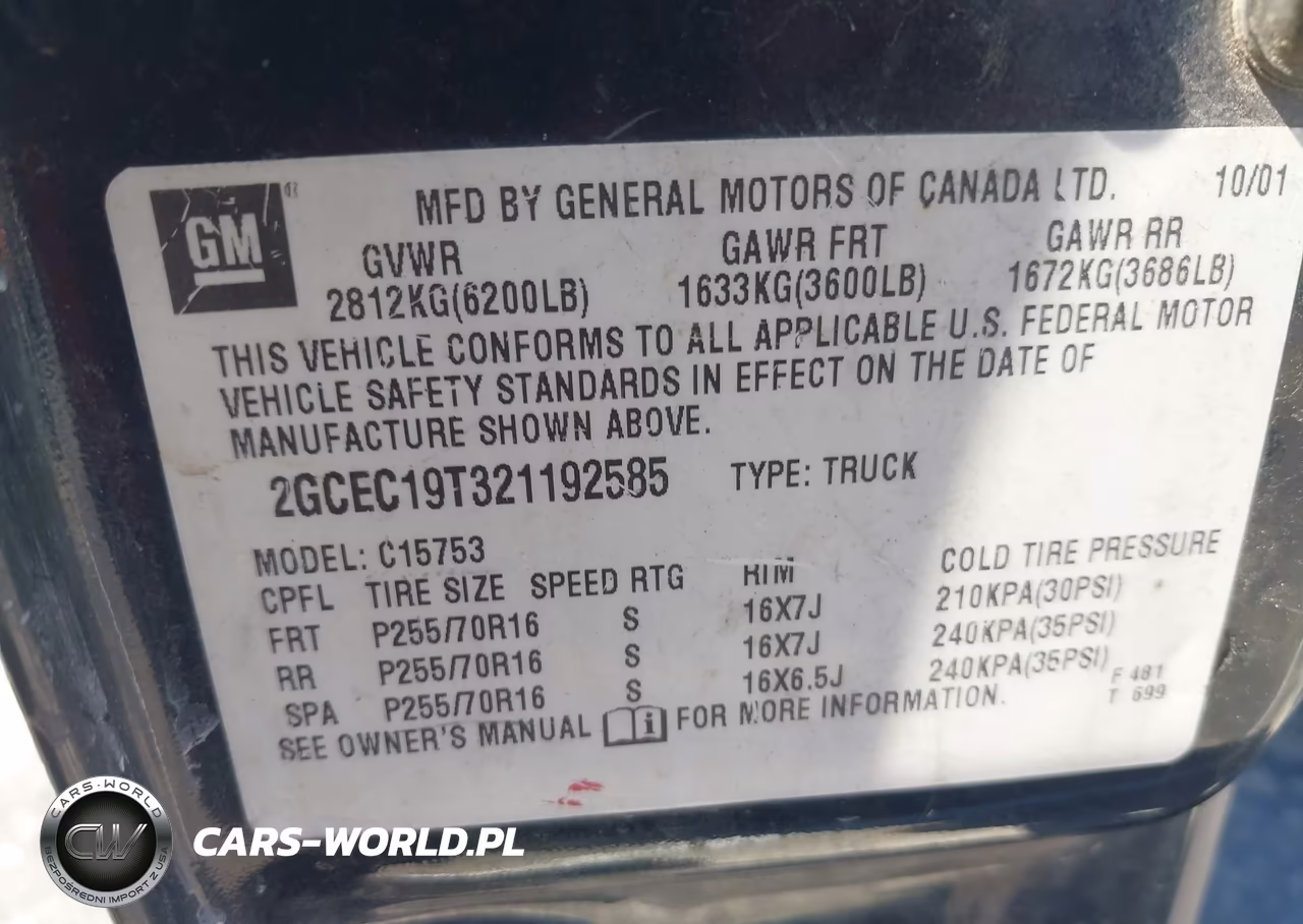 2002 Chevrolet Silverado 1500 Ls VIN:2GCEC19T321192585 - 9