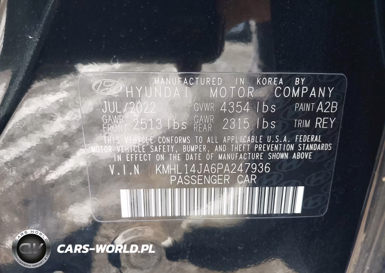 2023 Hyundai Sonata Sel VIN:KMHL14JA6PA247936 - 9