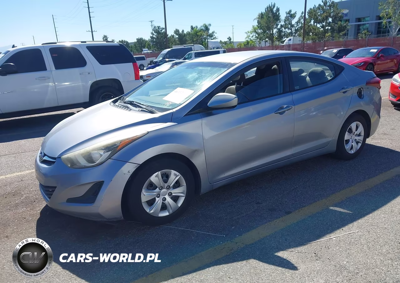 2016 Hyundai Elantra Se VIN:5NPDH4AE0GH696612 - 2