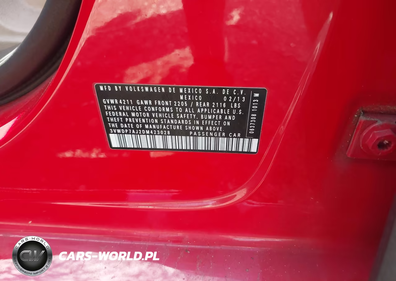 2013 Volkswagen Jetta 2.5L Se VIN:3VWDP7AJ2DM423028 - 9