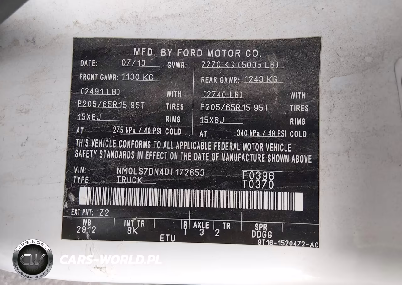 2013 Ford Transit Connect Xlt VIN:NM0LS7DN4DT172653 - 9