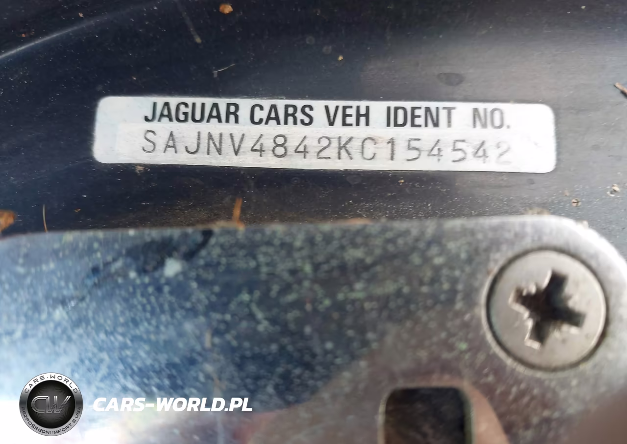 1989 Jaguar Xjs VIN:SAJNV4842KC154542 - 9