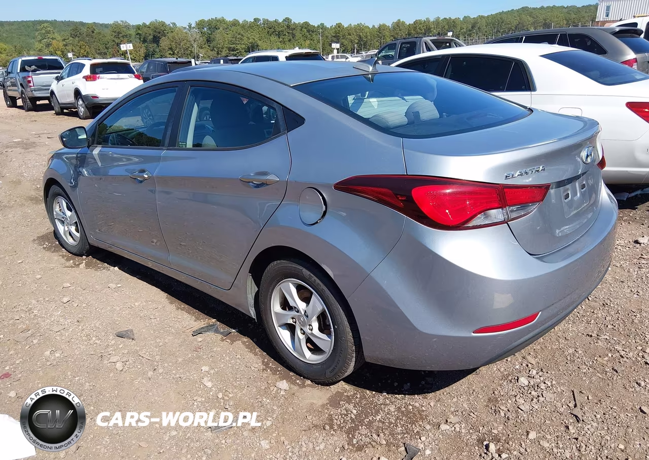 2015 Hyundai Elantra Se VIN:5NPDH4AE9FH631921 - 3