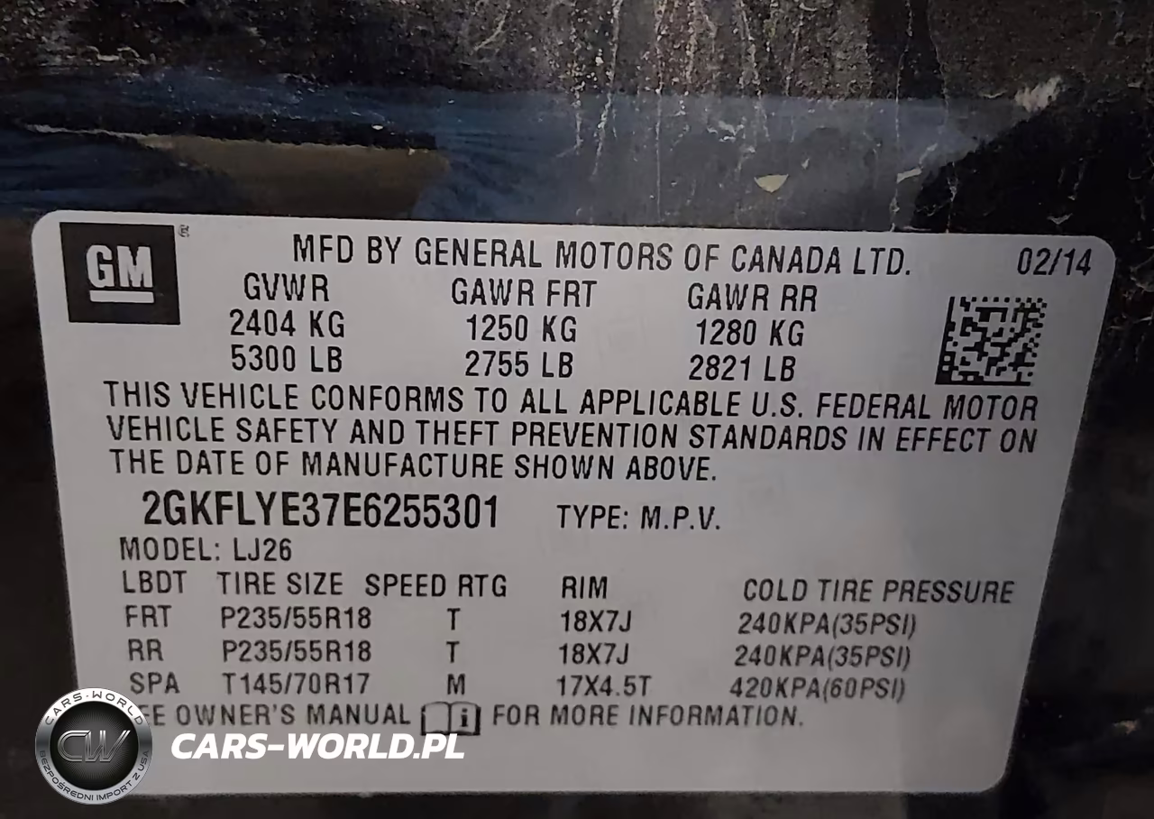 2014 GMC Terrain Slt-2 VIN:2GKFLYE37E6255301 - 9