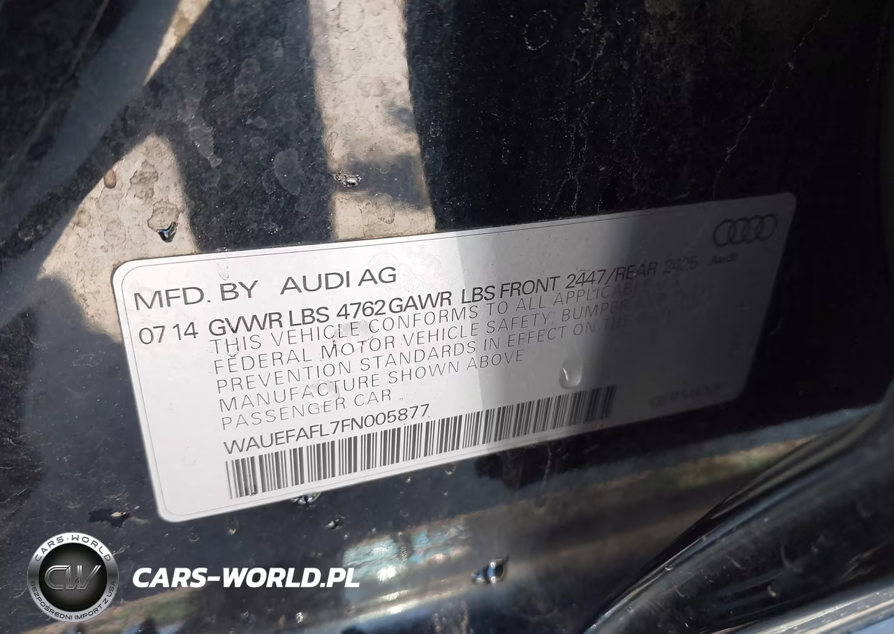 2015 Audi A4 2.0T Premium VIN:WAUEFAFL7FN005877 - 9