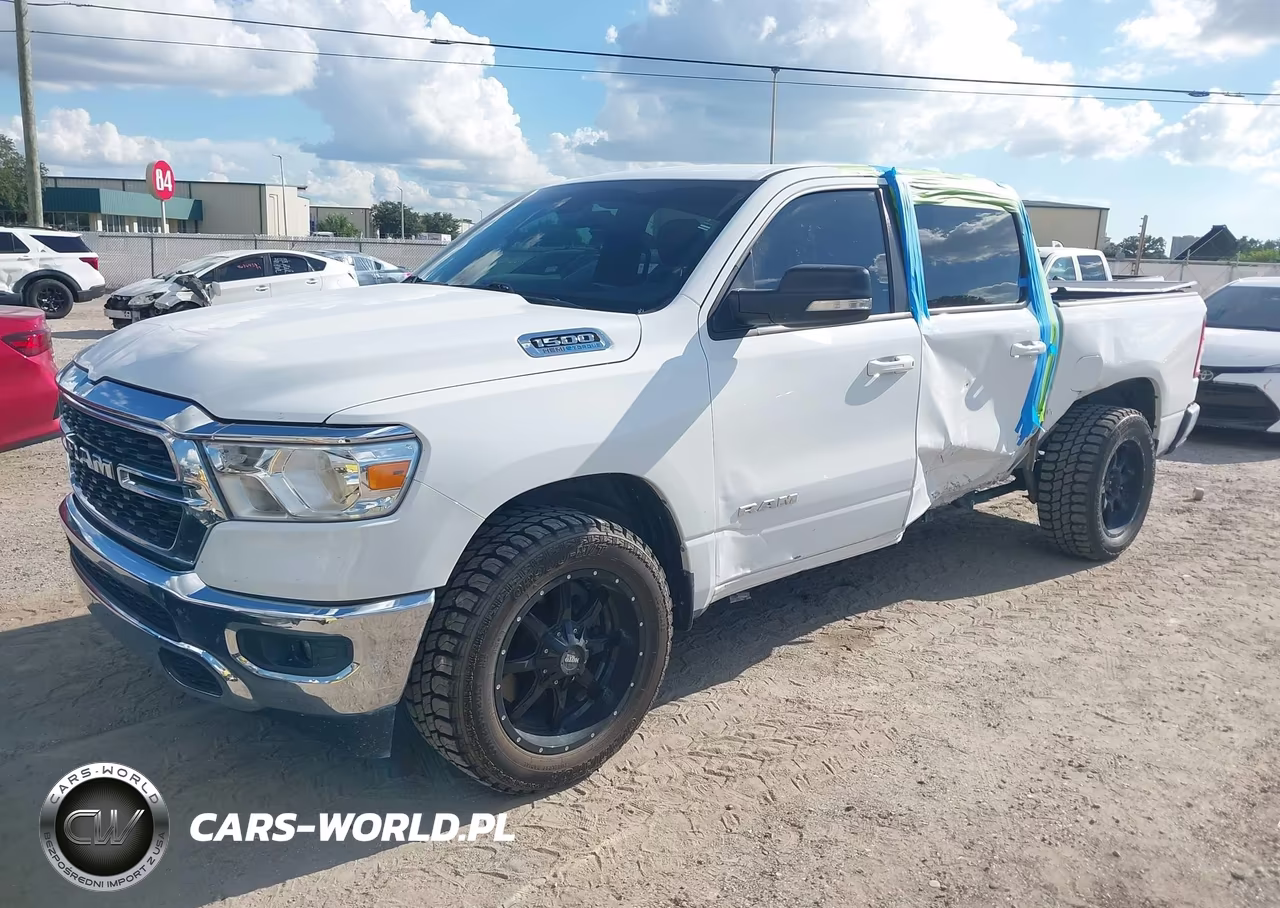 2022 Ram 1500 Big Horn 4X4 5'7 Box VIN:1C6SRFFT1NN341010 - 2